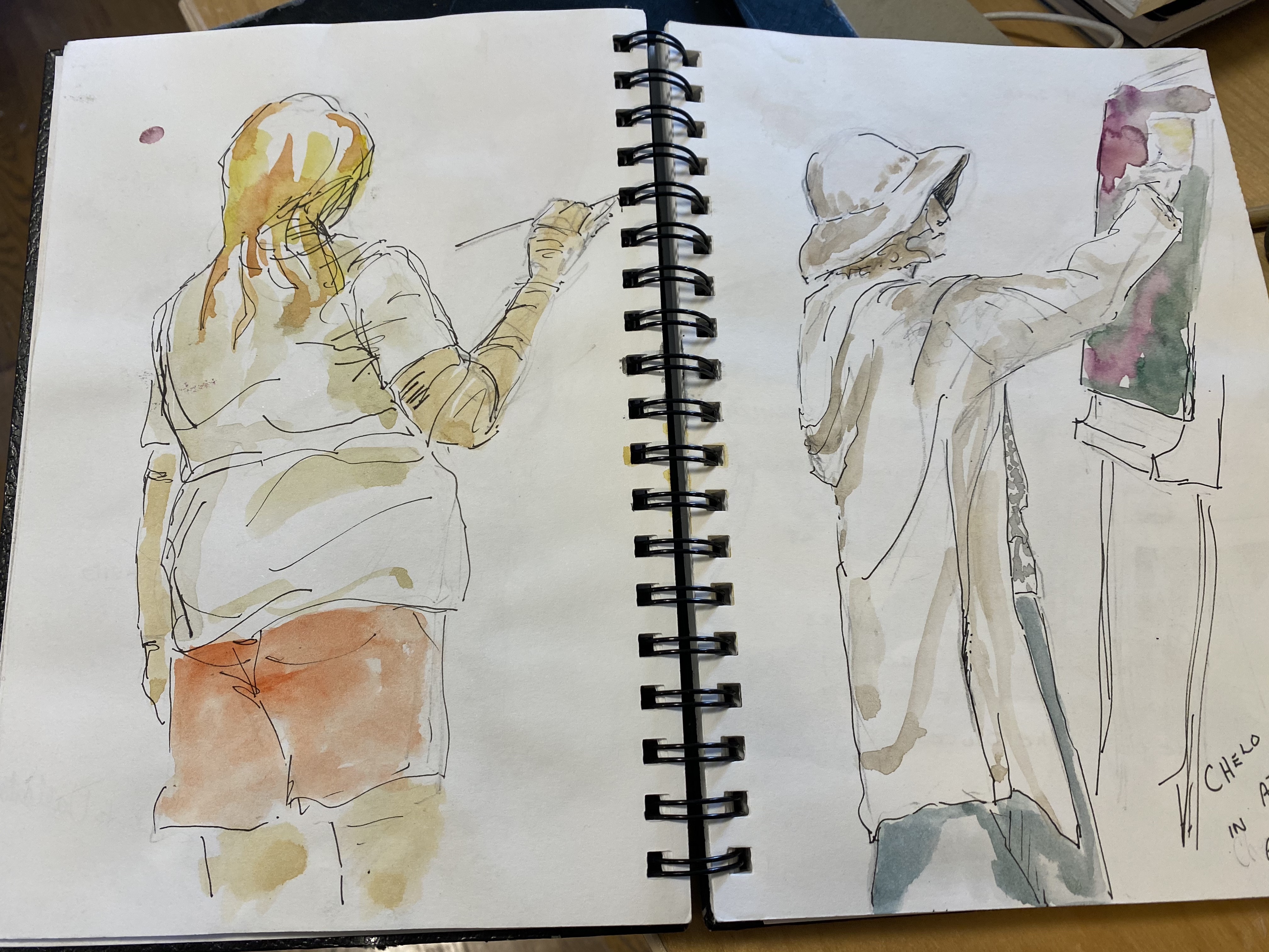 Travel Sketching:  Part 2: Making Marks