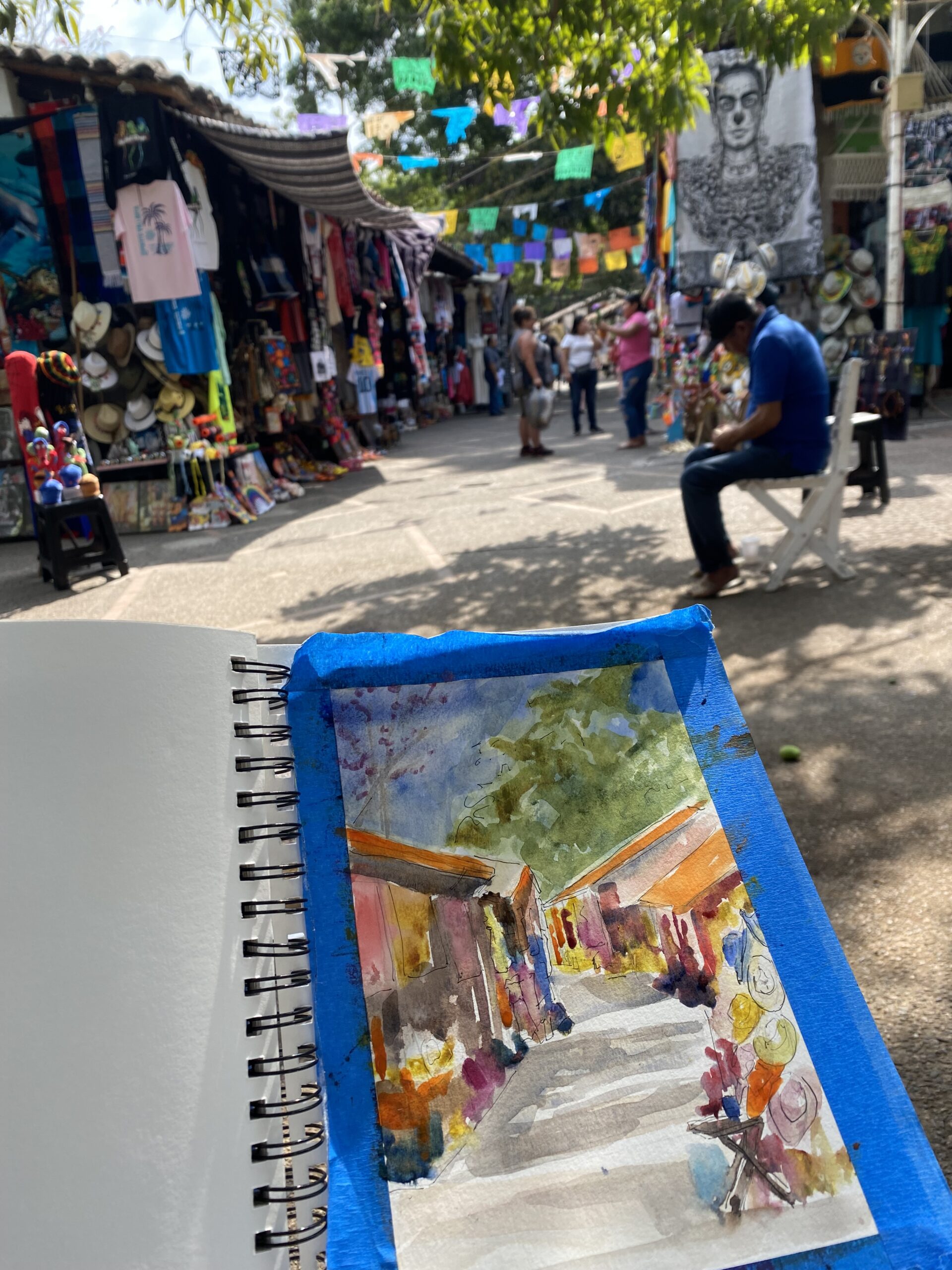 Overcome the Fear of Sketching in Public